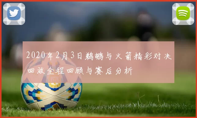 2020年2月3日鹈鹕与火箭精彩对决回放全程回顾与赛后分析